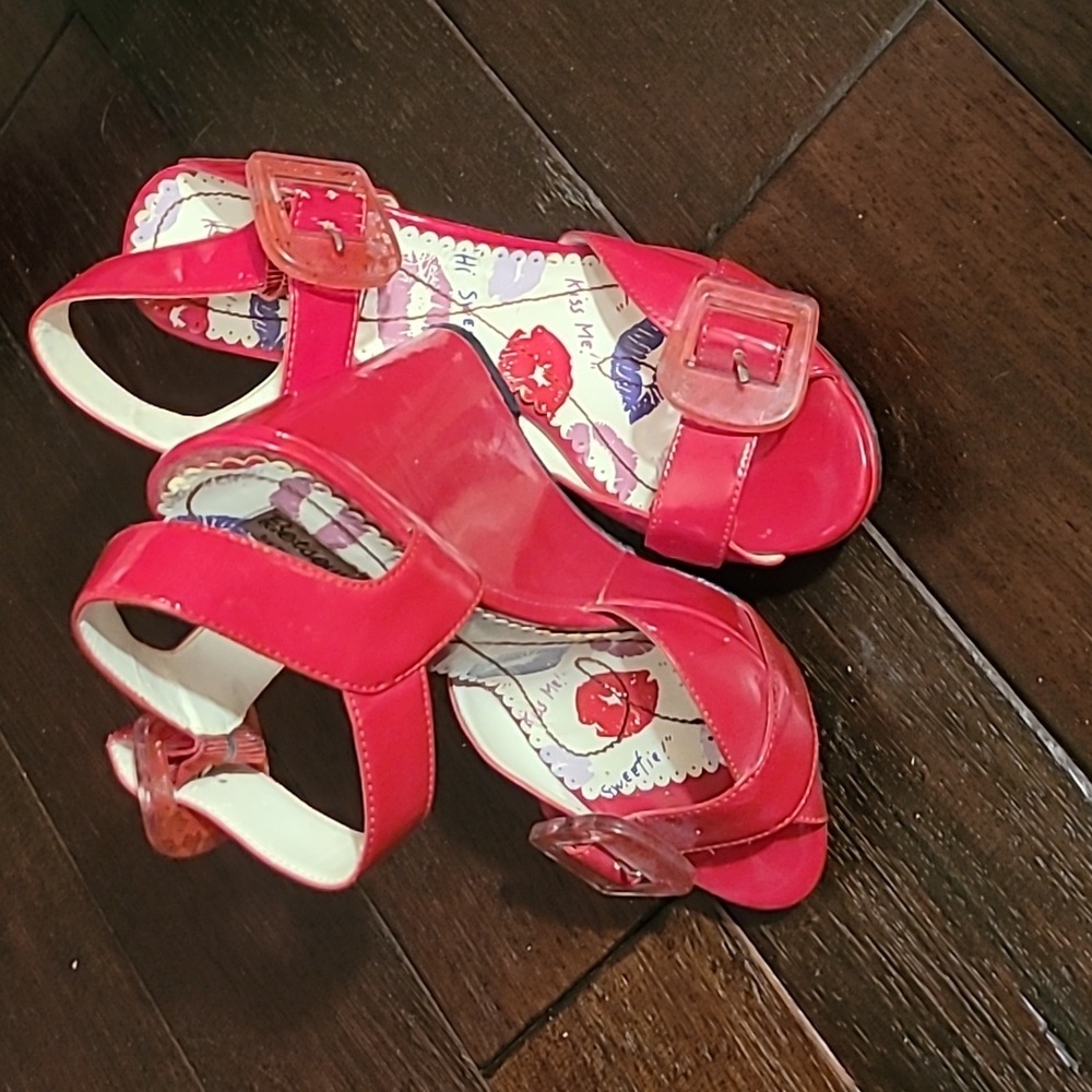 Betsey Johnson Women's Red Wedges 8.5